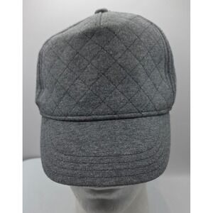 Gymboree Quilted Baseball Cap‎ Youth Gray Sporty Snapback Hat No Tags